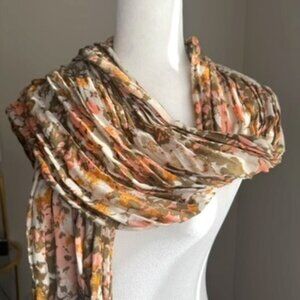 J. Crew floral print scarf